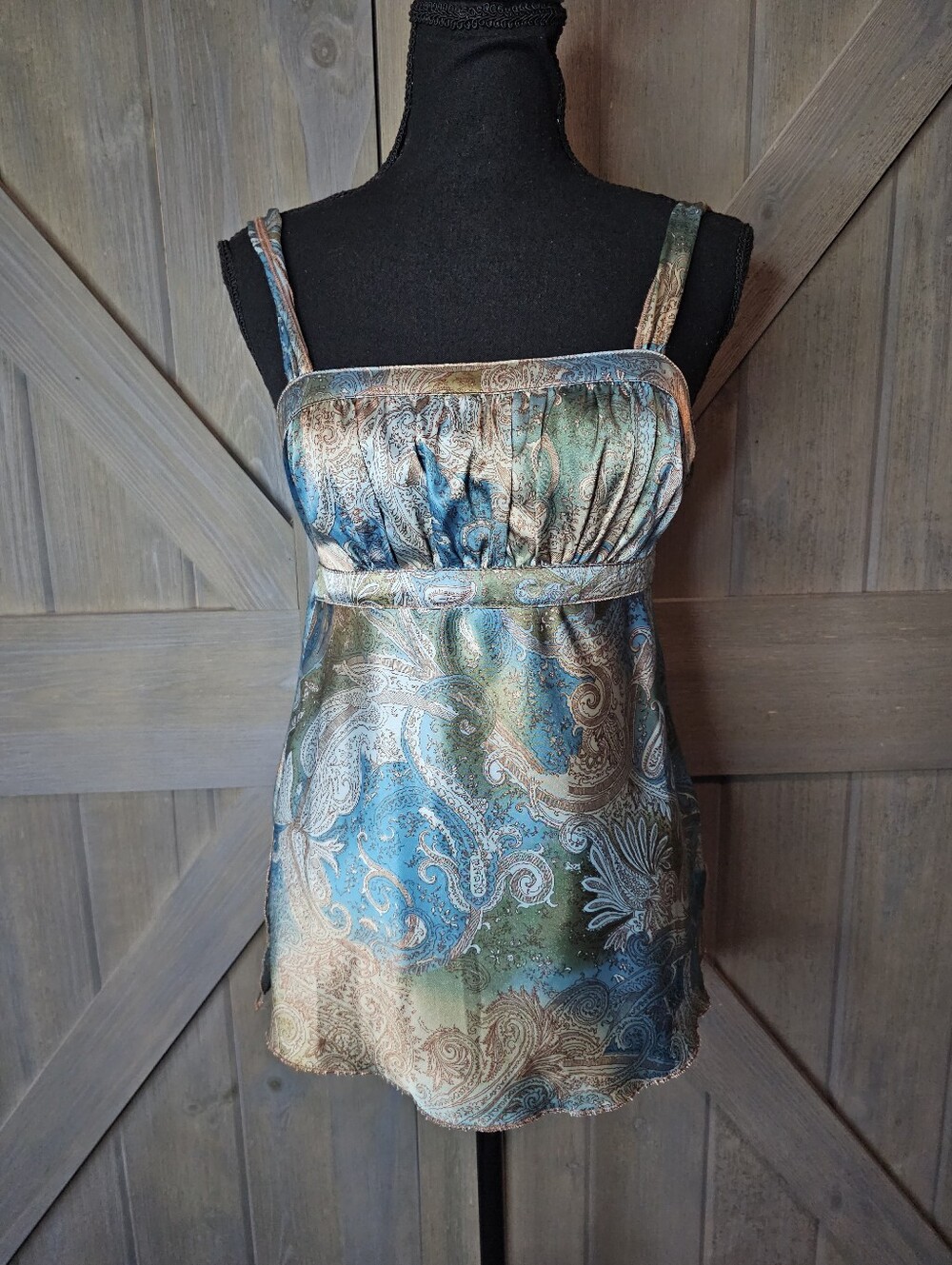 Y2k Nwt Self Esteem Paisley Tank Top sz Small